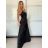 Long satin strapless evening dress for women ALESSIA (XS/S/M ONE SIZE) ITALIAN FASHION IMSP255888