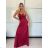 Short Sleeve Shirt Dress women (uni L-2XL) ITALIAN MODA IMS20002 -   wine -   S / M
