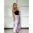Women's short sleeve summer casual dress (S/M/L ONE SIZE) ITALIAN FASHION IMWGB25022 -   pink -   S / M