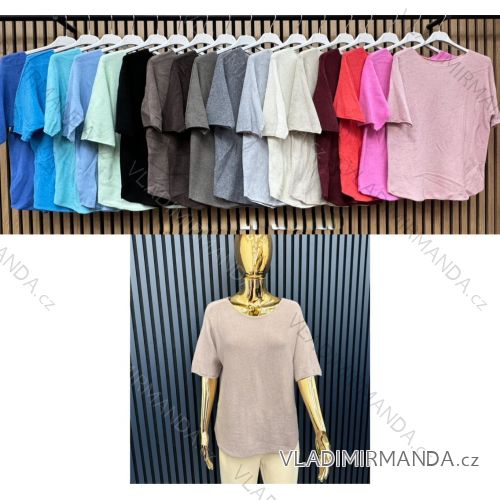Women's Long Chiffon Short Sleeve Dress (S/M ONE SIZE) ITALIAN FASHION IMWGS231048