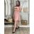 Women's Strappy Elegant Summer Dress (S/M ONE SIZE) ITALIAN FASHION IMPSH222053A/DU