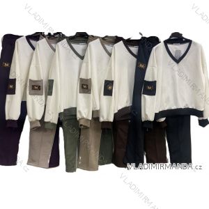 Women's long-sleeved, lightweight, zipped hooded sweatshirt, oversized (52/54/56 ONE SIZE) ITALIAN FASHION IMC25359