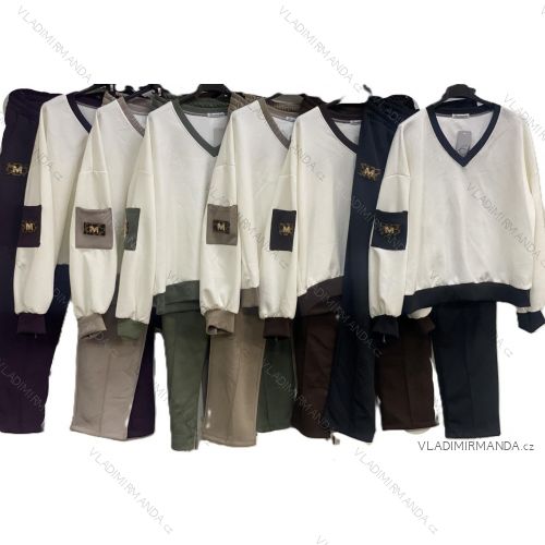 Women's long-sleeved, lightweight, zipped hooded sweatshirt, oversized (52/54/56 ONE SIZE) ITALIAN FASHION IMC25359