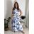 Long summer elegant sleeveless women's dress (S/M/L ONE SIZE) ITALIAN FASHION IMPBB24P9741