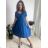 Short summer long sleeve women's dress, oversized (54/56/58 ONE SIZE) ITALIAN FASHION IM425070