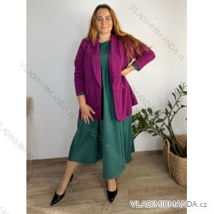 Shirt 3/4 sleeve ladies strip (4XL/5XL ONE SIZE) ITALSKÁ MÓDA IM422026