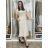 Women's short sleeve summer casual dress (S/M/L ONE SIZE) ITALIAN FASHION IMWGB25022