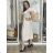 Women's short sleeve summer casual dress (S/M/L ONE SIZE) ITALIAN FASHION IMWGB25022