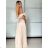 Women's Long Sleeve Leather Jacket (S/M ONE SIZE) ITALIAN FASHION IMPOC23E55302 S / M / L beige