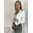 Women's short sleeve jacket (S/M ONE SIZE) ITALIAN FASHION IMPDY23MDUE10204 green khaki S / M / L