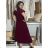 Women's 3/4 long sleeve shirt dress (XS/S/M ONE SIZE) ITALIAN FASHION IMD25030