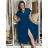 Women's 3/4 long sleeve shirt dress (XS/S/M ONE SIZE) ITALIAN FASHION IMD25030