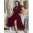 Women's 3/4 long sleeve shirt dress (XS/S/M ONE SIZE) ITALIAN FASHION IMD25030