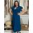 Women's 3/4 long sleeve shirt dress (XS/S/M ONE SIZE) ITALIAN FASHION IMD25030