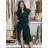 Women's 3/4 long sleeve shirt dress (XS/S/M ONE SIZE) ITALIAN FASHION IMD25030