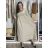 Women's casual summer short sleeve dress VIOLA (S/M/L ONE SIZE) ITALIAN FASHION IMSM25022