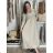 Women's casual summer short sleeve dress VIOLA (S/M/L ONE SIZE) ITALIAN FASHION IMSM25022