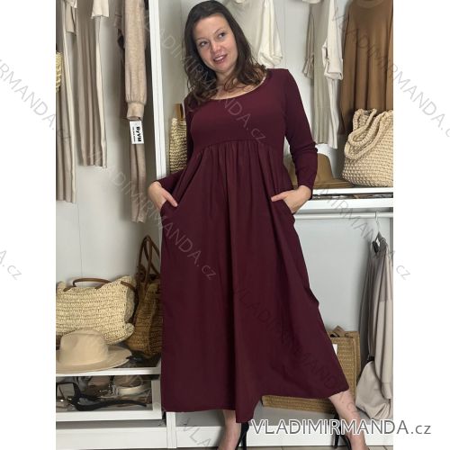 Women's casual summer short sleeve dress VIOLA (S/M/L ONE SIZE) ITALIAN FASHION IMSM25022