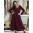 Women's casual summer short sleeve dress VIOLA (S/M/L ONE SIZE) ITALIAN FASHION IMSM25022