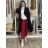 Women's long sleeveless fleece vest, oversized (S/M/L/XL ONE SIZE) ITALIAN FASHION IMD22900