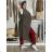 Women's long sleeveless fleece vest, oversized (S/M/L/XL ONE SIZE) ITALIAN FASHION IMD22900