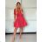 Women's long sweatpants (S/M/L ONE SIZE) ITALIAN FASHION IMWGS25008 -   red -   S / M / L