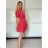 Women's long sweatpants (S/M/L ONE SIZE) ITALIAN FASHION IMWGS25008 -   red -   S / M / L