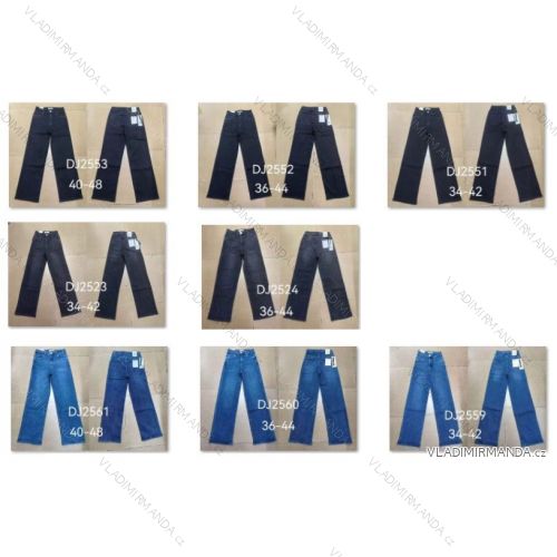 Women's wide-leg jeans, long, oversized (34-42, 36-44, 40-48) GOODIES GOD253ZARI