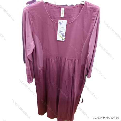 Women's casual summer short sleeve dress VIOLA (S/M/L ONE SIZE) ITALIAN FASHION IMSM25022