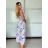 Long summer dress lemon, floral with straps for women (XS/S/M ONE SIZE) ITALIAN FASHION IMWHD252134 XS/S/M purple