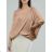 Women's Plus Size Warm Long Sleeve Sweater (56/58 ONE SIZE) ITALIAN FASHION IMD24357