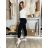 Women's stretch pants (S/M/L ONE SIZE) ITALIAN FASHION IMC25324