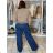 Women's wide-leg jeans, long, oversized (38-48) GOODIES GOD253848 XS/S blue