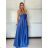 Women's long strapless party dress (XS/S/M ONE SIZE) ITALIAN FASHION IMM25M40365