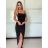 Elegant summer strapless dress for women (XS/S/M ONE SIZE) ITALIAN FASHION IMM25M32688 -   black -   S / M