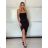 Elegant summer strapless dress for women (XS/S/M ONE SIZE) ITALIAN FASHION IMM25M32688 -   black -   S / M
