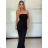 Women's summer top (UNI S / M) ITALIAN FASHION IMM20396 -   black -   S / M