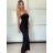 Women's summer top (UNI S / M) ITALIAN FASHION IMM20396 -   black -   S / M
