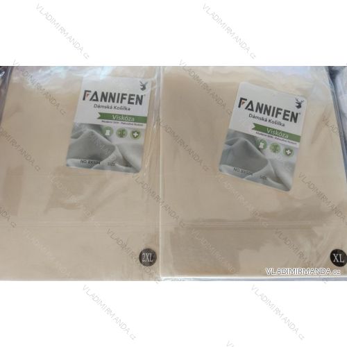 Cotton shirt for ladies short sleeves (M-2XL)PES25BX504