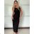 Women's summer top (UNI S / M) ITALIAN FASHION IMM20396 -   black -   S / M