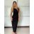 Women's summer top (UNI S / M) ITALIAN FASHION IMM20396 -   black -   S / M