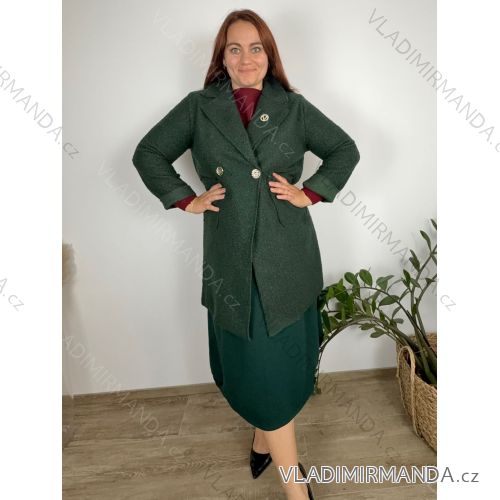 Women's long summer oversize pants (S/M/L ONE SIZE) ITALIAN FASHION IM425271 44/46/48 dark green