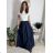 Women's long skirt at the waist for flip flops (UNI S-L) ITALIAN FASHION IM420027