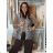 Women's Long Sleeve Summer Shirt Dress (S/M/L ONE SIZE) INDIAN FASHION IMWY23123