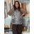 Women's Long Sleeve Summer Shirt Dress (S/M/L ONE SIZE) INDIAN FASHION IMWY23123