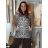Women's Long Sleeve Summer Shirt Dress (S/M/L ONE SIZE) INDIAN FASHION IMWY23123 2XL rose old rose
