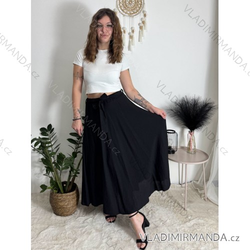 Women's long satin skirt (S/M/L ONE SIZE) ITALIAN FASHION IM323026