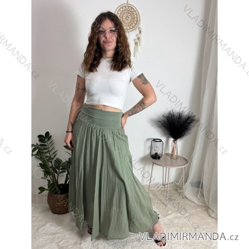 Women's Warm Long Sleeve Dress (L / XL ONE SIZE) ITALIAN FASHION IM421MIA