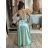 Women's Long Sleeve Knitted Turtleneck Sweater (S/M ONE SIZE) ITALIAN FASHION IM323001 -   Light blue -   S / M