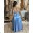 Women's Long Sleeve Knitted Turtleneck Sweater (S/M ONE SIZE) ITALIAN FASHION IM323001 -   Light blue -   S / M